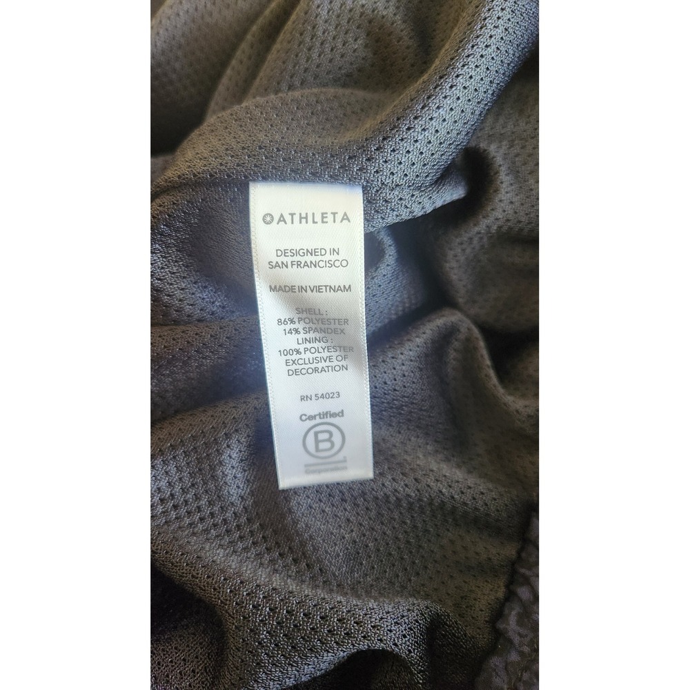 Athleta Womens Brooklyn Track Jacket Navy Snakeskin Print Full Zip Small - Picture 6 of 8